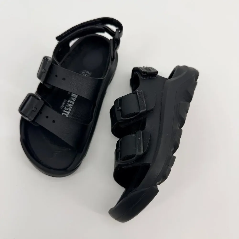 Birkenstock Mogami HL Birko-Flor Black Toddler Kids Unisex EU 25 US 7-7.5